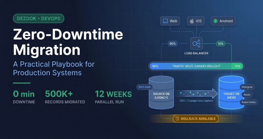 Zero-Downtime Migration: A Practical Playbook for Production Systems