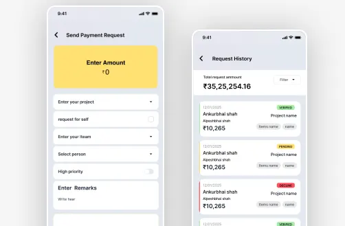 Mobile Payment Request Submission